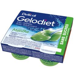Delical Eau Gelifie Gelodiet Menth4X120
