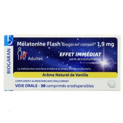 Melatonine Flash Biogaran 1,9Mg Cpr Orod B/30
