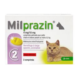 Milprazin 4Mg/10Mg Cpr Chaton B/2