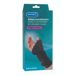 Alvita Ort P/Pc Immob Main Gauche Black T1