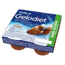 Delical Eau Gelifie Gelodiet Cola4X120G
