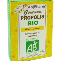 Apipharm Propolis Gom Miel Citr Bio B/45G