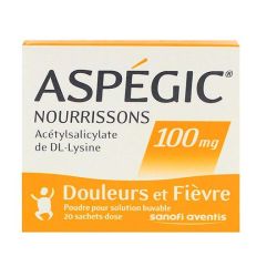 Aspegic Pdr 100Mg Nour Sach 20