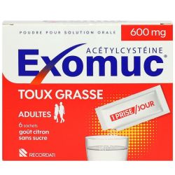 Exomuc 600Mg Bte 6