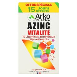 Azinc Forme Vitalite Gél Dès 15 Ans Fl/150