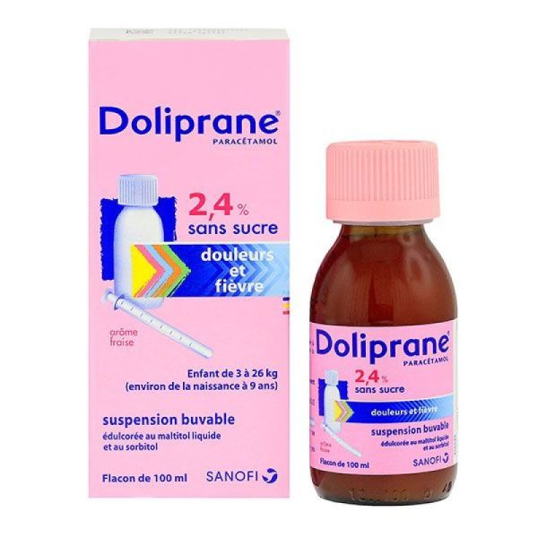 Doliprane Susp Buv Ssucr 100Ml
