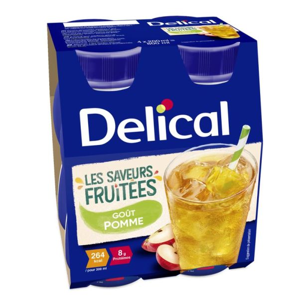 Delical Fruitee Nutrim Sav Pomme 4/200Ml