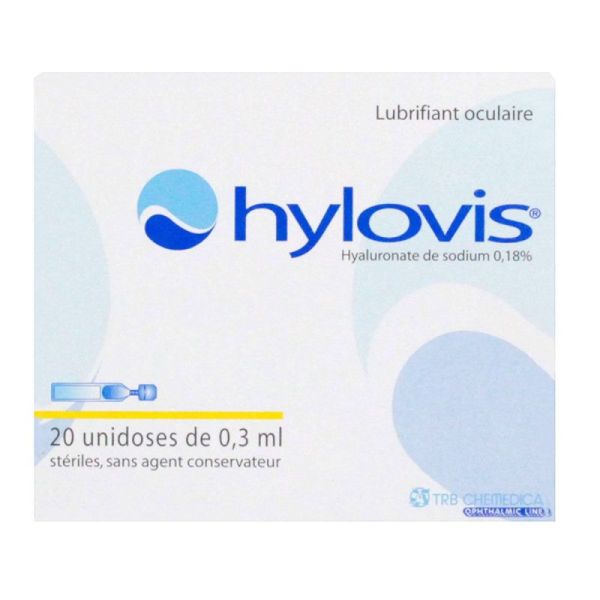 Hylovis S Opht Lubrif Inst Oc 20Unid/0,3Ml