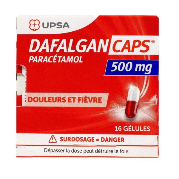 Dafalgancaps Gelul 500Mg 16
