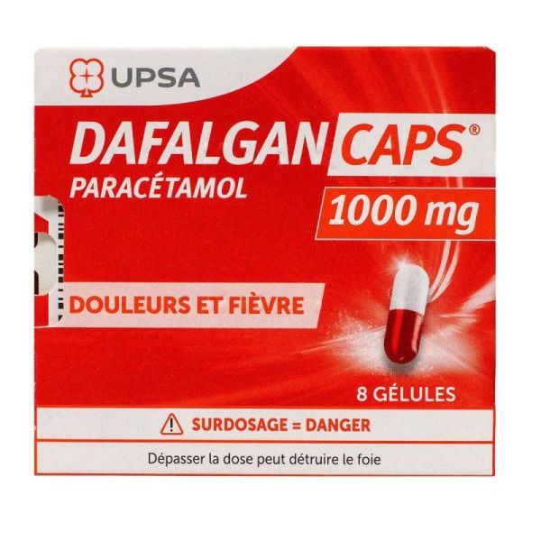 Dafalgancaps Gelul 1000Mg 8