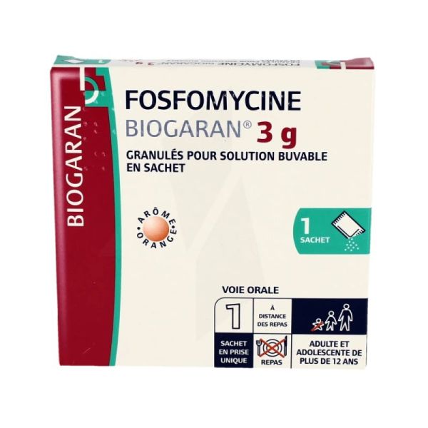 Fosfomyc Bgr 3G Glé Buv En Sach Ad Sach/8G