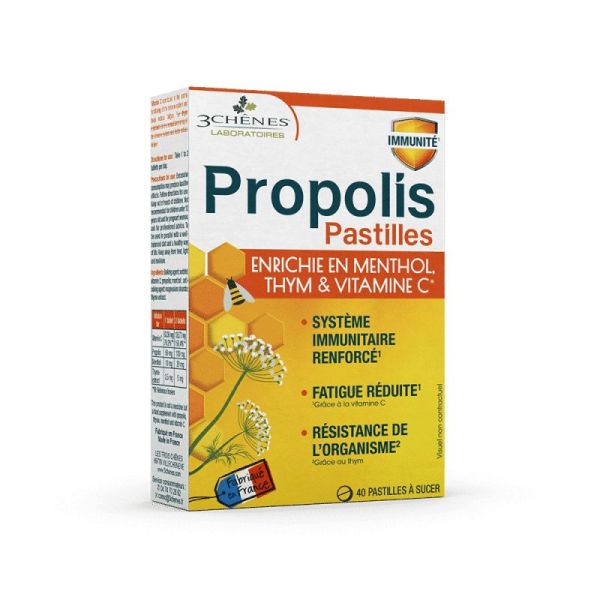 3 Chenes Propolis Pastille 40