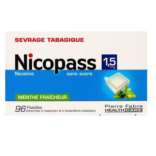 Nicopass Past Ss15Mg Mentfr96