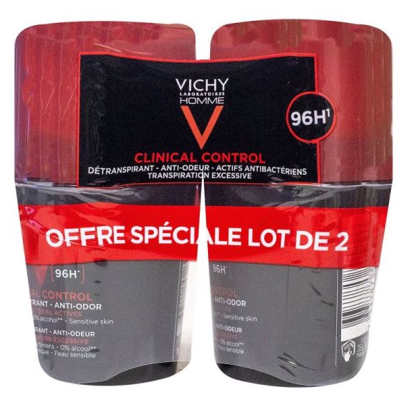 Vichy Homme  Détr Clinical Control 96H 2/50Ml