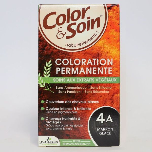 Color&Soin Kit Coloration Perm 4A Marron Glac