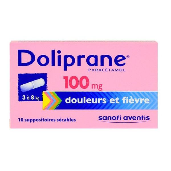 Doliprane Sup 100Mg 38K 10