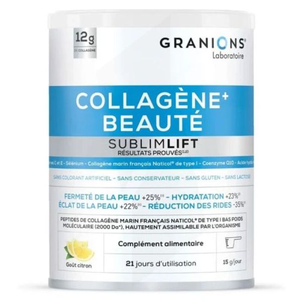 Granions Collagene Beaute Pdr Citron 25J 255G