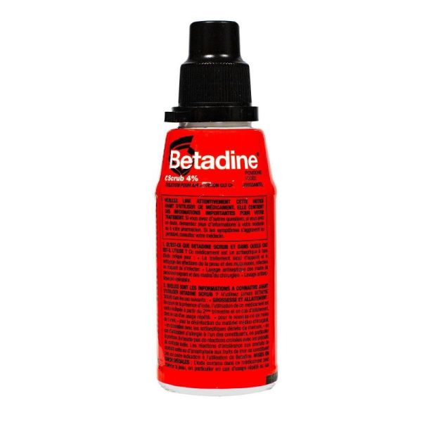 Betadine Scrub Sol Rouge 125Ml