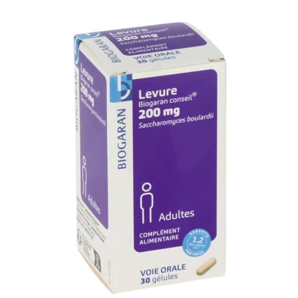 Biogaran Conseil Levure 200Mg Gél Ad B/30