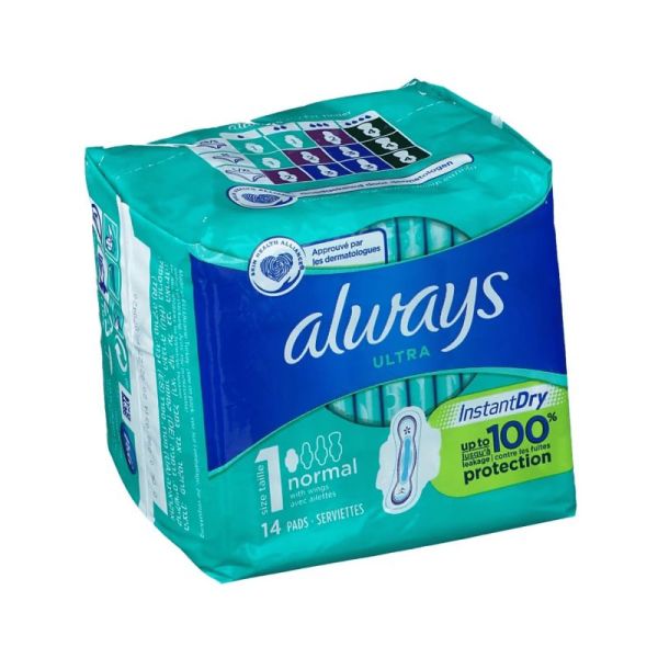 Always Ultra Serv Pér Av Ailet Norm Paq/14