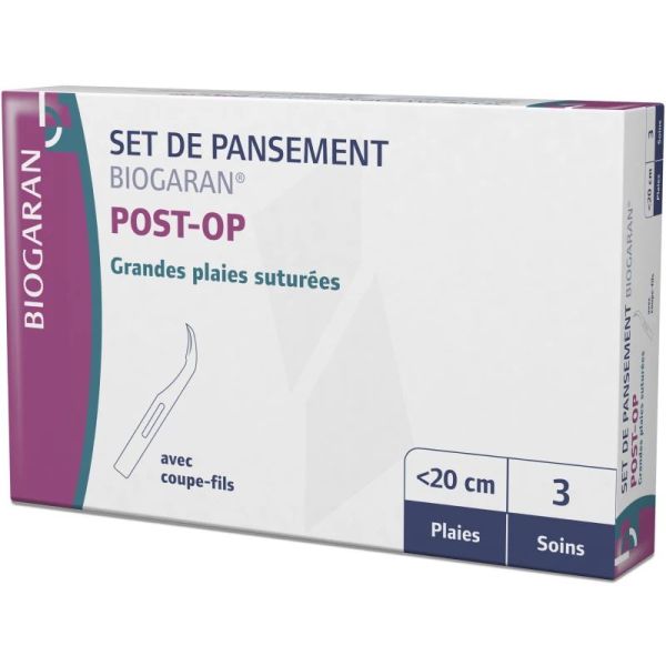 Biogaran Post-Op Set Pans Grnde Plai Sutur 3