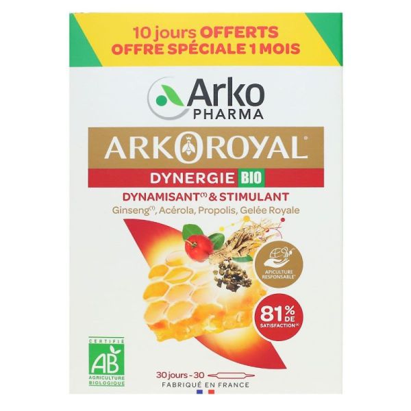 Arkoroyal Dynergie Bio Gins Gel Prop S Buv 30