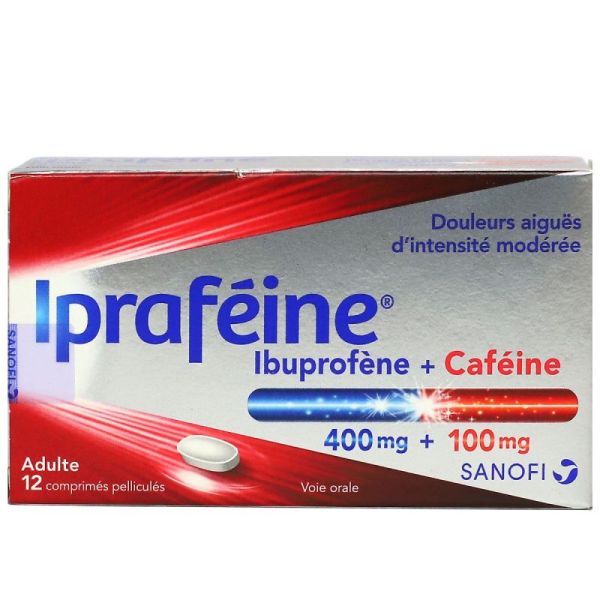 Iprafeine Cpr 400100Mg 12
