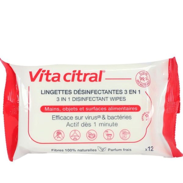 Vita Citral Ling Désinfect 3En1 Paq/12