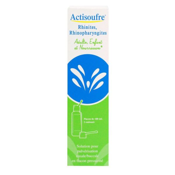 Actisoufre Sol Nasal Pulv 100Ml