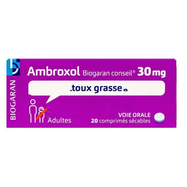 Ambroxol Bgr Cons 30Mg Cpr Séc Plq/20