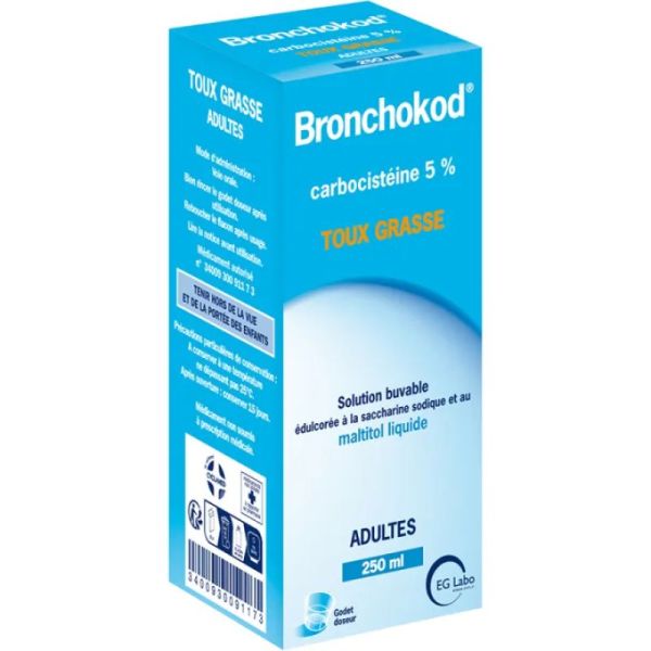 Bronchokod Sol Buv 5Pcent 250Ml