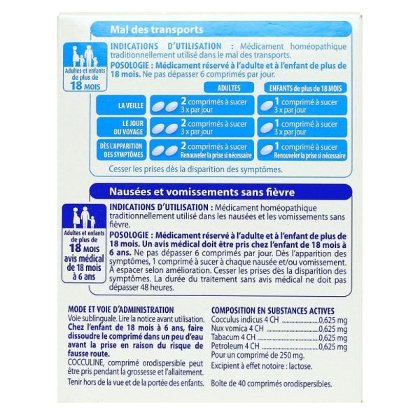 Cocculine Cpr Orodispersible 40