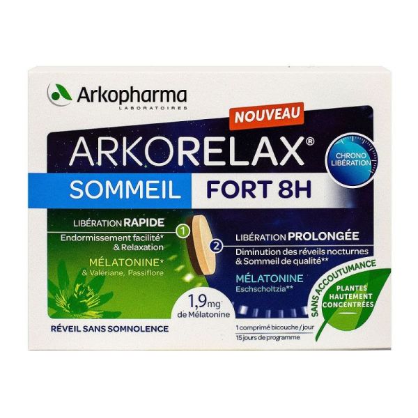 Arkorelax Sommeil Fort 8H Cpr15