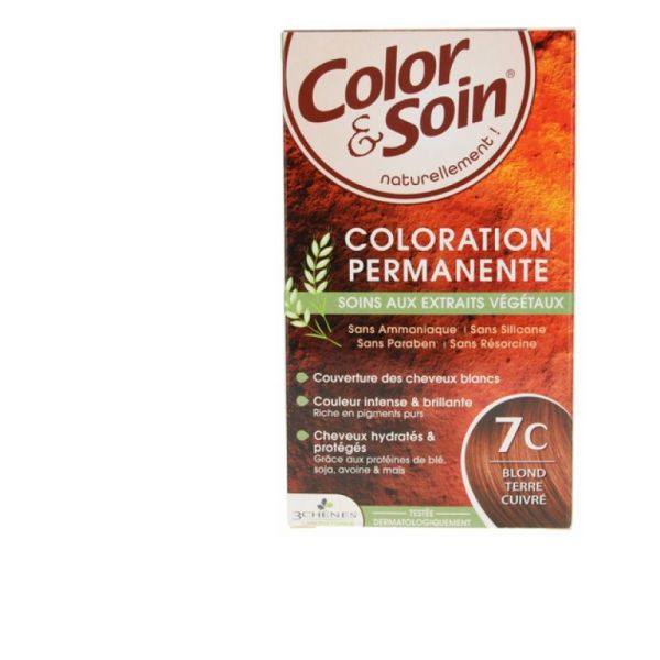 Color&Soin Kit Coloration Perm 7C Bl Te