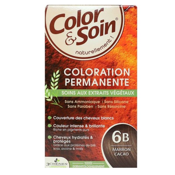 Color&Soin Kit Coloration Perm 6B Marr Cacao