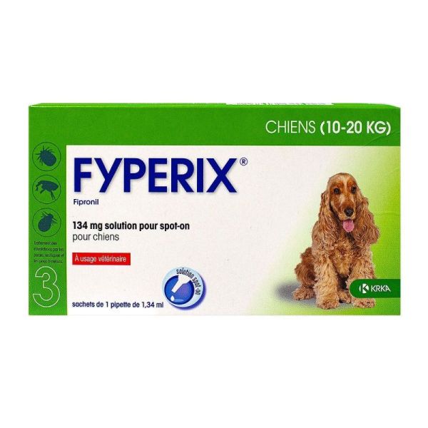 Fyperix 134Mg Spot-On Ch 10-20Kg 3Pip/1,34Ml