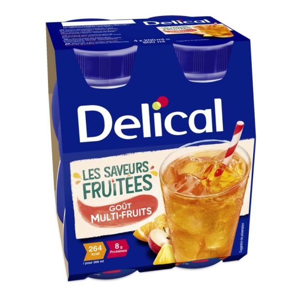 Delical Fruitee Nutrim Sav Multi-Frts 4/200Ml