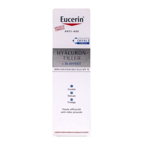 Eucerin Hyaluron-Filler+3X Spf15 Cr Yeux 15Ml