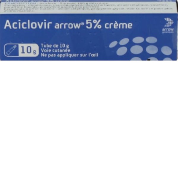 Aciclovir Arrw 5% Cr T/10G