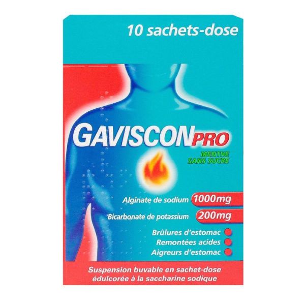 Gavisconpro Susp Buv Ment 10Sach-Dose/10Ml