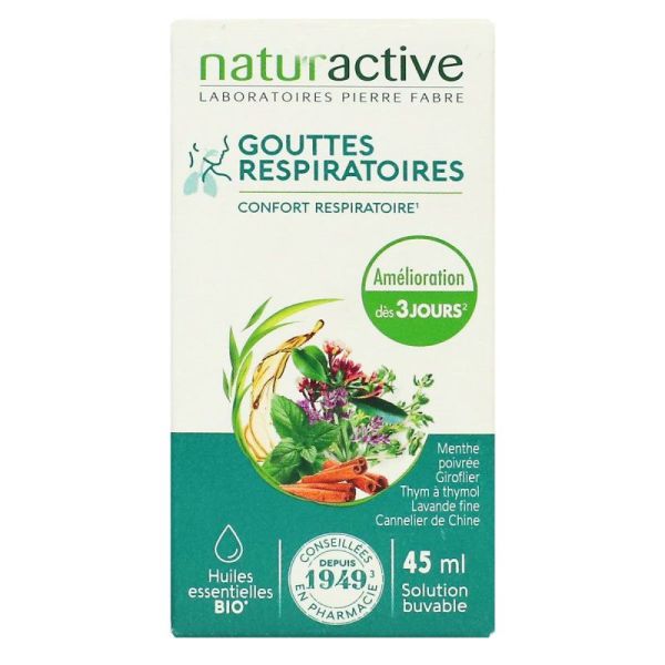 Naturactive Gouttes Respiratoires S Buv 45Ml