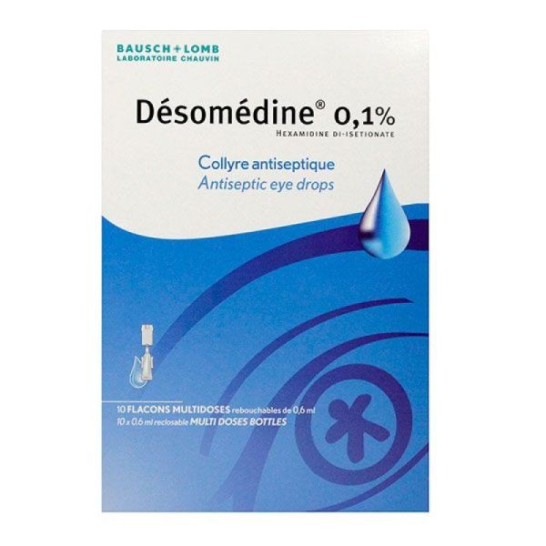 Desomedine 0,1% Collyre 10Fl/0,6Ml